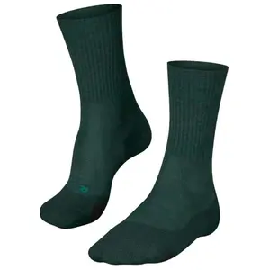 FALKE TK2 Explore Wool W So laine 1 paire, Chaussettes de randonnée Femme, Vert Holly 7385, 41-42