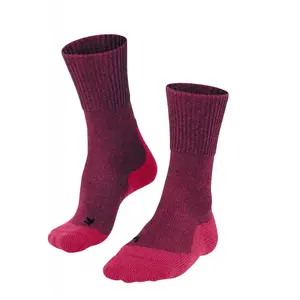 Comparateur de prix : FALKE TK1 Adventure Wool W So laine 1 paire, Chaussettes de randonnée Femme, Rose Azalea 8566, 37-38