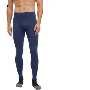Falke Warm Long Collant tight Hommes-vert, Taille L pas cher