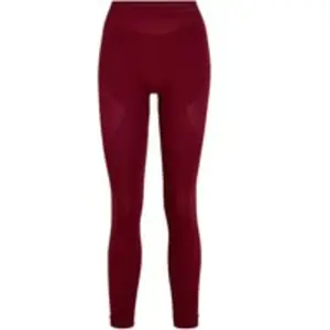 Falke Warm Long Collant tight Femmes-rouge, Taille S pas cher