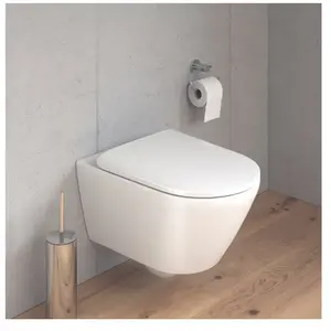 Duravit Plinero Cuvette suspendue avec abattant WC, 45970920A1, pas cher