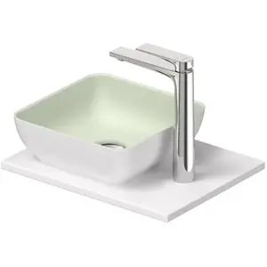 Comparateur de prix : Duravit Sivida Plan de toilette avec vasque, 268023FG00,
