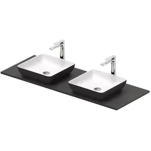 Duravit Sivida Plan de toilette avec 2 vasques, 268021FI00,Vendu paramazon