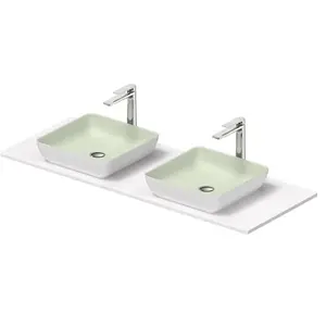 Duravit Sivida Plan de toilette avec 2 vasques, 268021FG00,Vendu paramazon