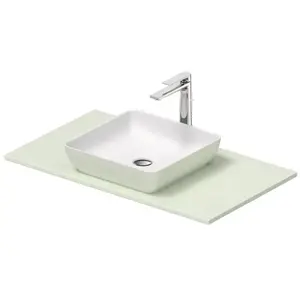 Comparateur de prix : Duravit Sivida Plan de toilette avec vasque, 268018FH00,