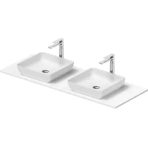 Comparateur de prix : Duravit Sivida Plan de toilette avec 2 vasques, 2680213200,