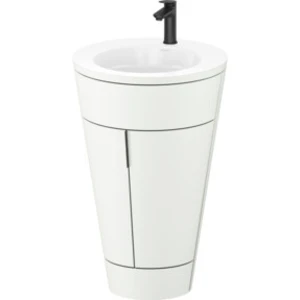 Duravit Starck 1 c-bonded Ensemble au sol, rond, 560x864x605mm, lavabo...