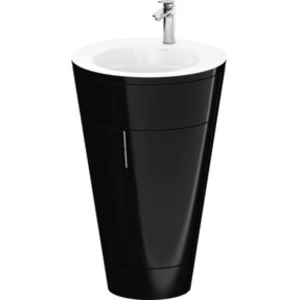 Comparateur de prix : Duravit Meuble sous lavabo c-bonded Set Starck 1 56x86,4x60,5cm, st, IB, Gr. chr, noir hgl