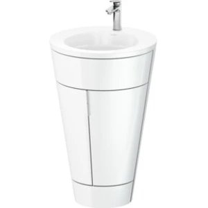 Comparateur de prix : Duravit Meuble sous lavabo c-bonded Set Starck 1 56x86,4x60,5cm, deb., chr, blanc hgl