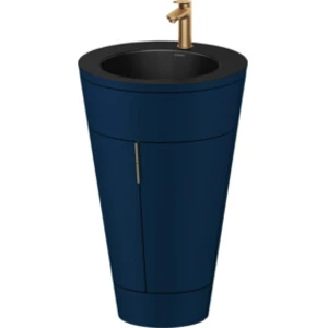 Duravit Meuble sous-lavabo c-bonded Set Starck 1 56x86,4x60,5cm, st, G b ge, bleu s-mat pas cher