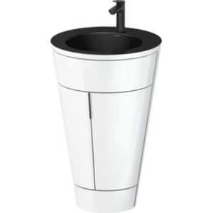 Comparateur de prix : Duravit Meuble sous-lavabo c-bonded Set Starck 1 56x86,4x60,5cm, st, IB, Gr. noir, blanc hgl