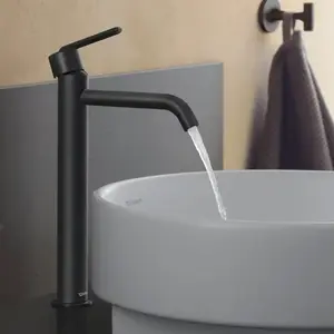 Duravit BA1043002046 Balcoon Mitigeur de lavabo, Noir Mat pas cher