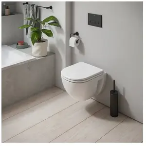Duravit D-Code WC suspendu Compact version courte, 45150900A1, Compact