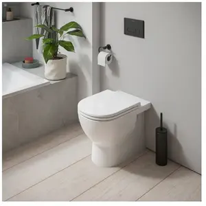Duravit D-Code WC au sol back to wall, 40370900A1, back to wall