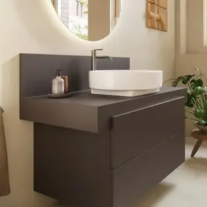 Comparateur de prix : Console Balcoon Duravit Rectangulaire, 1 Découpe Au Centre ,