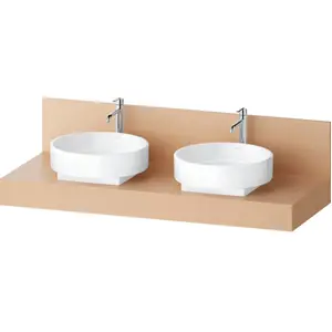 Comparateur de prix : Console Balcoon Duravit Rectangulaire, 2 Découpes Des Deux Côtés