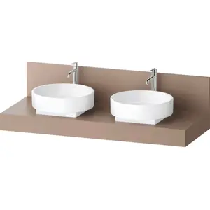 Console Balcoon Duravit Rectangulaire, 2 Découpes Des Deux Côtés pas cher