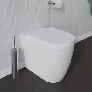 Duravit ME by Starck WC au sol, carénage jusqu’au mur, 216909AC00, bac...
