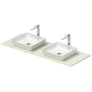 Comparateur de prix : Duravit Sivida Plan de toilette avec 2 vasques, 268021FH00,