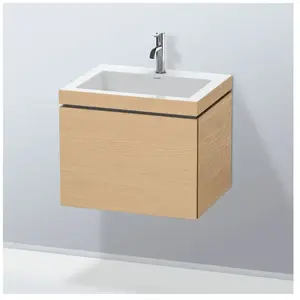 Duravit Vero Air Vasque avec meuble bas L-Cube, 1 tiroir, LC6916O3030,