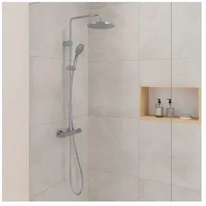 Colonne de douche thermostatique DURAVIT MinusFlow chromé pas cher