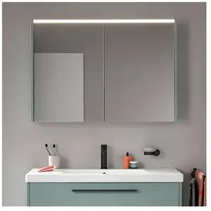 Duravit D-Code Armoire de toilette, pour la Suisse, 2 portes, DC71070H... pas cher