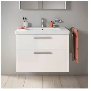 Duravit D-Code Meuble sous-vasque, 2 tiroirs, DC4672010220000, pas cher