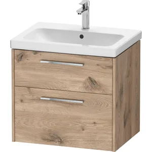 Duravit D-Code Meuble sous-vasque, 2 tiroirs, DC4671010550000, pas cher