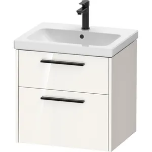 Duravit D-Code Meuble sous-vasque, 2 tiroirs, DC46700BD220000,