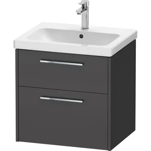 Duravit D-Code Meuble sous-vasque, 2 tiroirs, DC4670010490000,