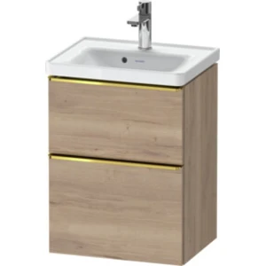 Duravit Meuble sous-lavabo D-Neo 48,4x37,2x62,5 cm, 1 porte, gris poli/marbre oeuf