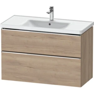 Duravit Meuble sous-lavabo D-Neo 98,4x45,2 cm, chêne/émeri, 1 porte, 1...