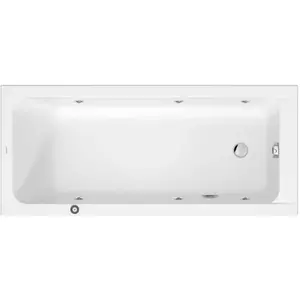 Duravit D-Code Baignoire balnéo rectangulaire, 760669000JP1000,Vendu parkaufland