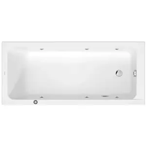 Duravit D-Code Baignoire balnéo rectangulaire, 760671000JP1000,Vendu parkaufland