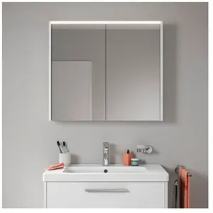 Duravit D-Code Armoire de toilette, pour la Suisse, 2 portes, DC710601... pas cher
