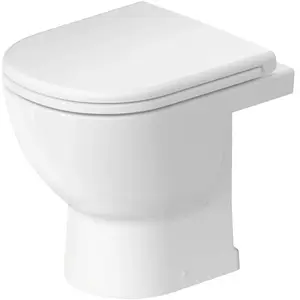 Duravit D-Code WC au sol Compact version courte, 2036010000, Compact