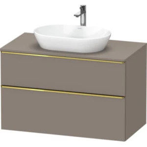 Duravit Meuble sous-lavabo D-Neo 100x55 cm, g pol/Bas m, 2 tiroirs, 1 ...