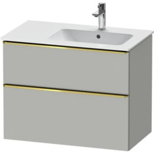 Comparateur de prix : Duravit Meuble sous-lavabo D-Neo 81x46,2 cm, 1 porte, Droit, Or poli/Gris mat