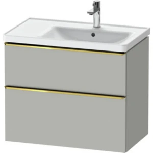 Comparateur de prix : Duravit Meuble sous lavabo D-Neo 78,4x45,2 cm, 1 tiroir, gris poli/gris mat
