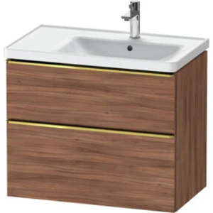 Duravit Meuble sous-lavabo D-Neo 78,4x45,2 cm, 1 porte, B R, g pol/Nu ...