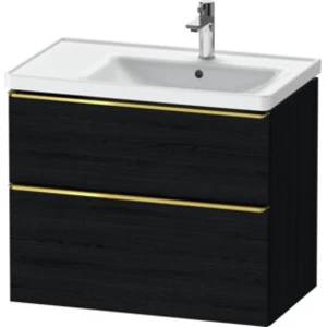 Duravit Meuble sous lavabo D-Neo 78,4x45,2 cm, 1 porte, B R, gris poli...