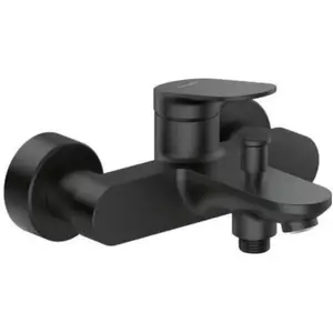 Mitigeur bain douche mécanique DURAVIT Wave noir mat pas cher