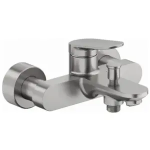 Duravit - Mitigeur bain douche mécanique Wave inox brossé pas cher