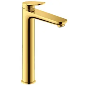 Mitigeur lavabo DURAVIT Wave XL sans vidage doré poli pas cher