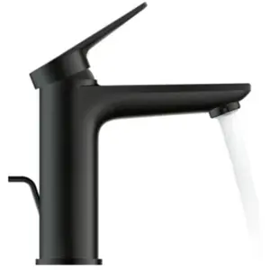Duravit - Mitigeur lavabo duvarit Wave m avec vidage noir mat pas cher