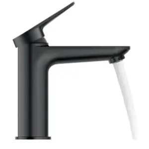 Mitigeur lavabo DUVARIT Wave M sans vidage noir mat Duravit pas cher