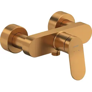 Mitigeur de douche mécanique DURAVIT Wave bronze brossé pas cher