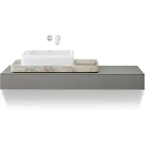 Mitigeur lavabo encastré DURAVIT Wave chromé brillant pas cher