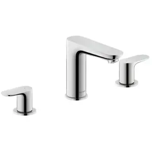Duravit Robinet lavabo 3 trous Wave, portée 129 mm, chrome pas cher
