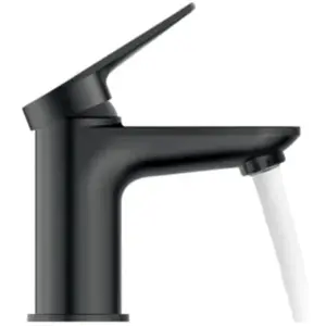 Mitigeur lavabo Wave S sans vidage noir mat Duravit pas cher